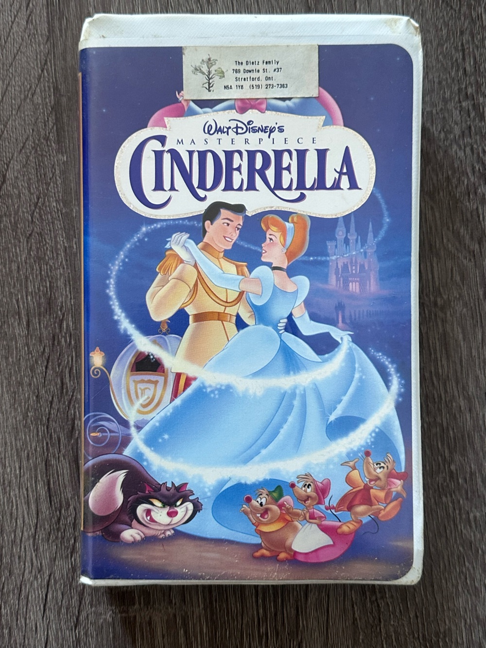 Disney Cinderella VHS